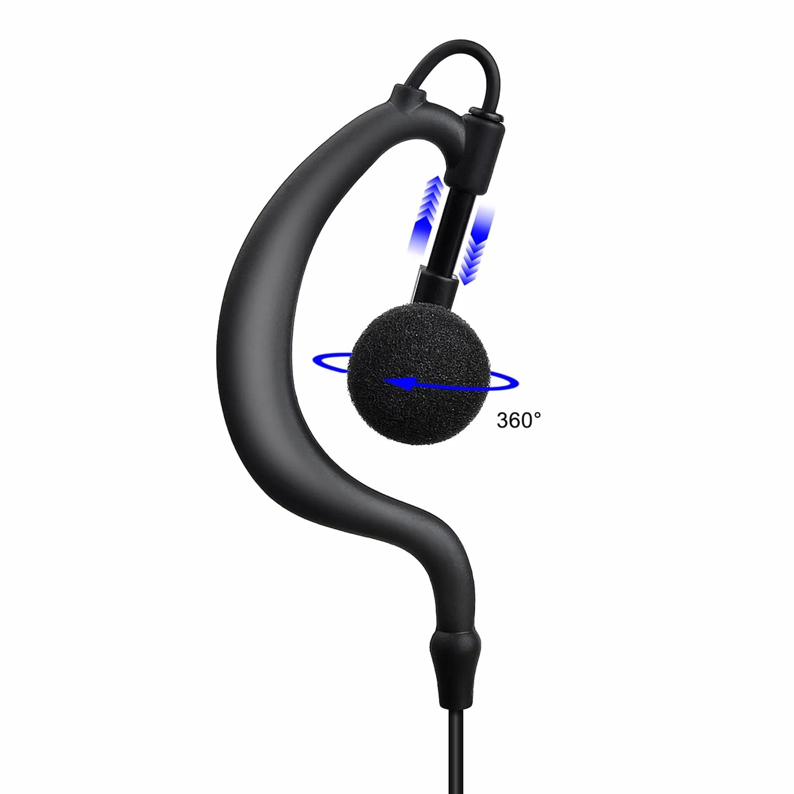 Auricolari radio G7 G7 XTR G9 Pro Plus G5 G6 G8 XT30 XT50 XT60 XT70 ALAN42 ALAN52 M24 M48 PMR446 2 Pin Walkie Talkie CB Accessori con microfono PTT (2 pezzi)