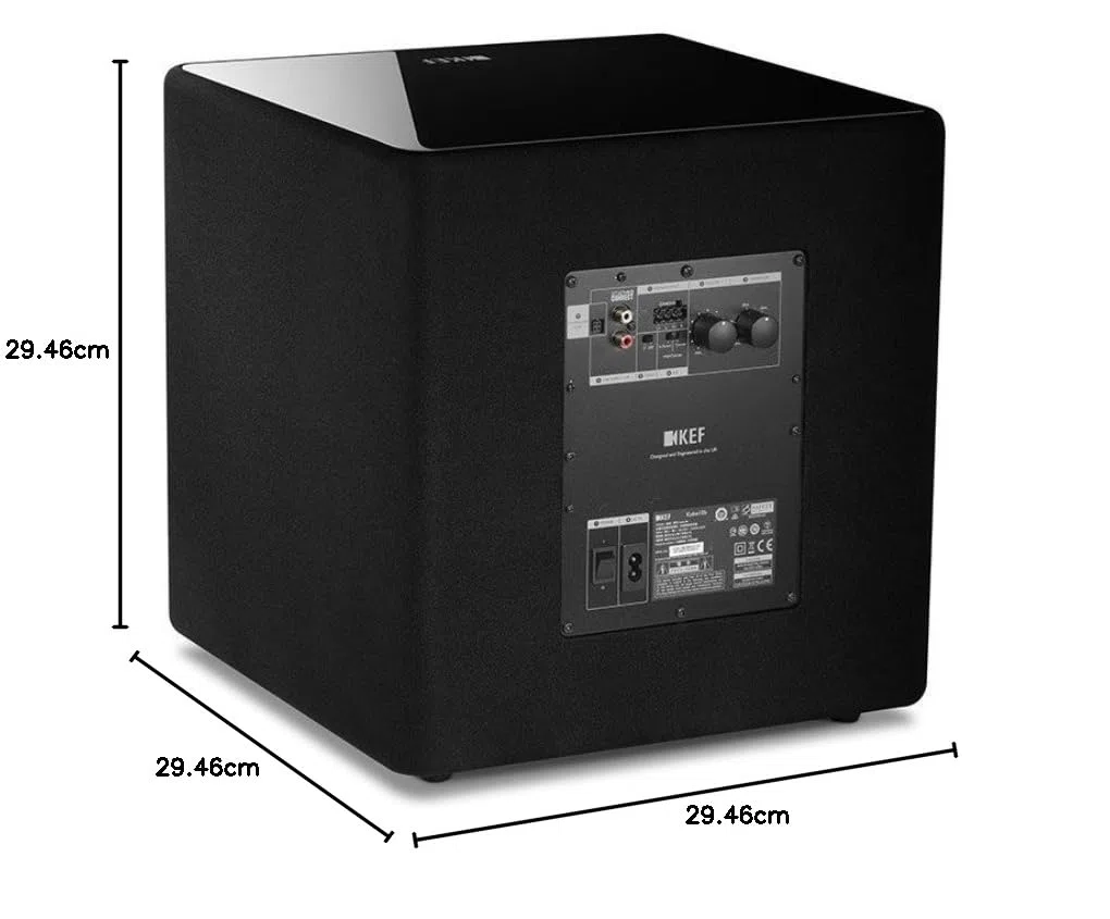 KEF KUBE 8b Subwoofer Nero