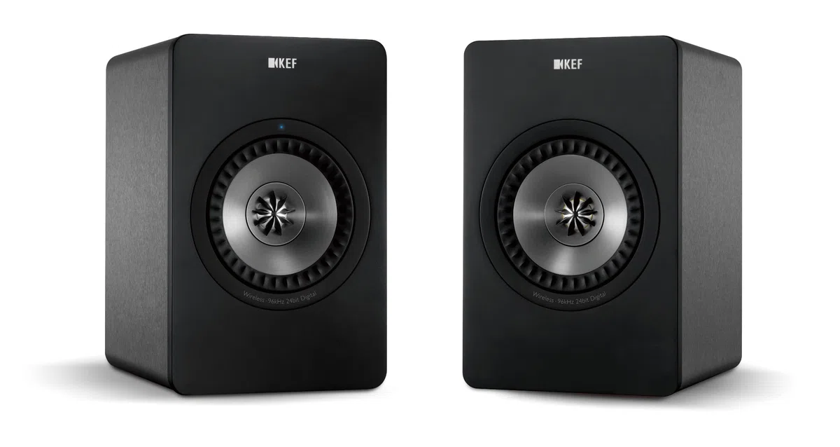 KEF X300A WIRELESS - Wireless Multimedia Monitor amplificati - Finitura GUNMETAL (Prezzo riferito alla coppia)