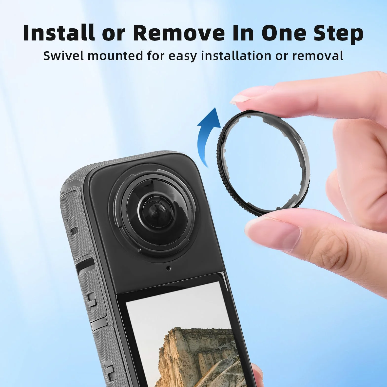 X4 Premium Lens Guard per Insta360 X4, alta trasparenza vetro temperato protezione lente per fotocamera Insta 360 X4 accessori antigraffio