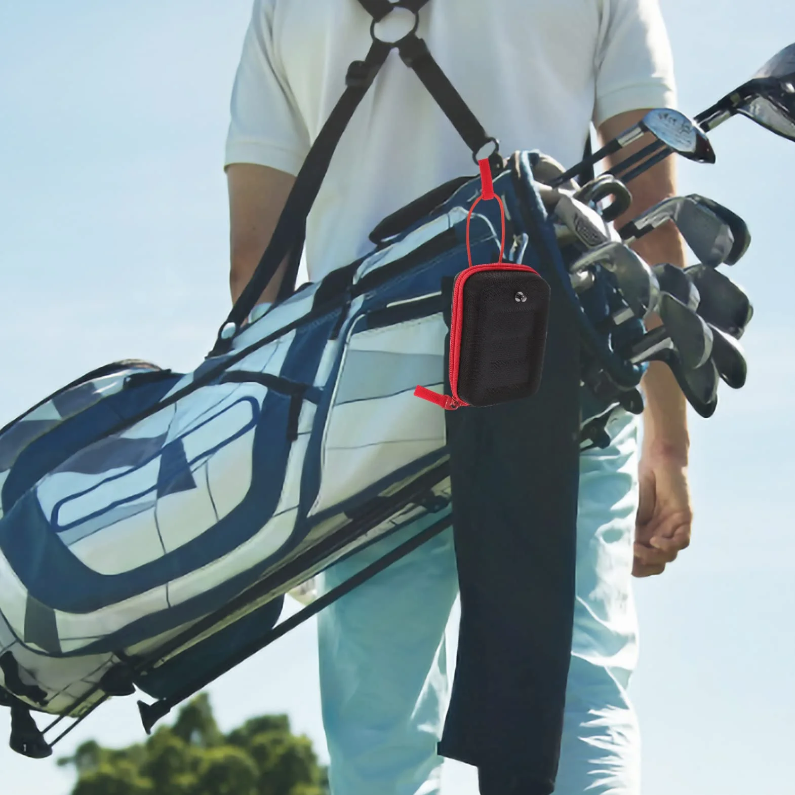 BESPORTBLE Custodia Rigida Per Telemetro Golf Borsa Di Stoccaggio Eva Leggera E Impermeabile Con Cinturino Ideale Per Uso Quotidiano E Attività Sportive