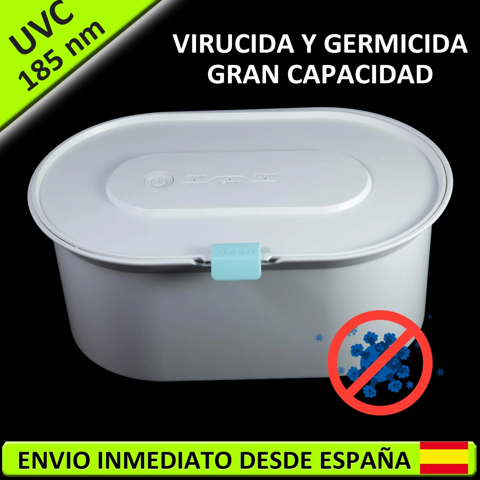 STERILIZZATORE UV SCATOLA STERILIZZATRICE - BATTERICIDA VIRUCIDA - CE
