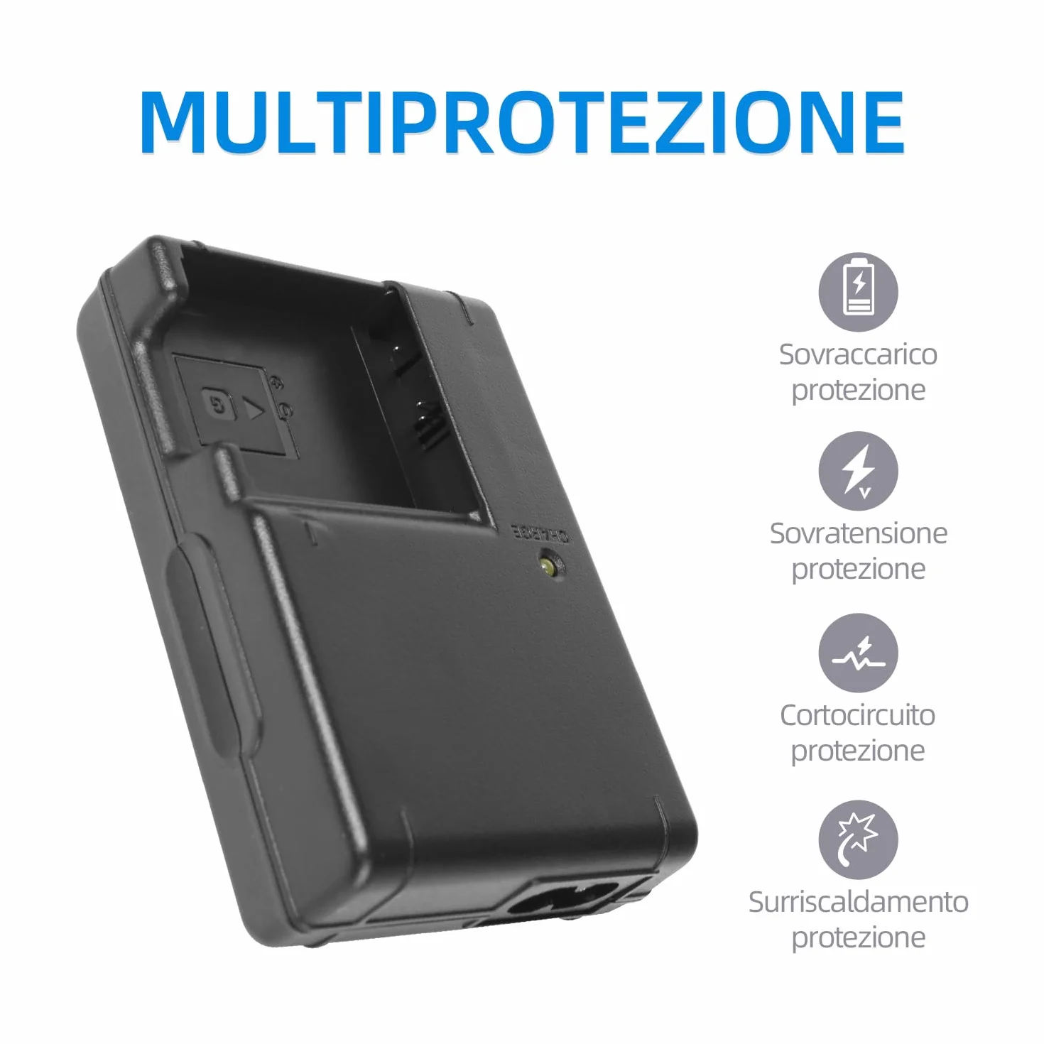 NP-BG1 Caricabatterie compatibile con Sony NP-BG1, NP-FG1, NPBG1, NPFG1, BC-CSG, BC-CSGD, caricabatterie BC-CSGE, HDR-GW55, HDR-GW77 fotocamera digitale