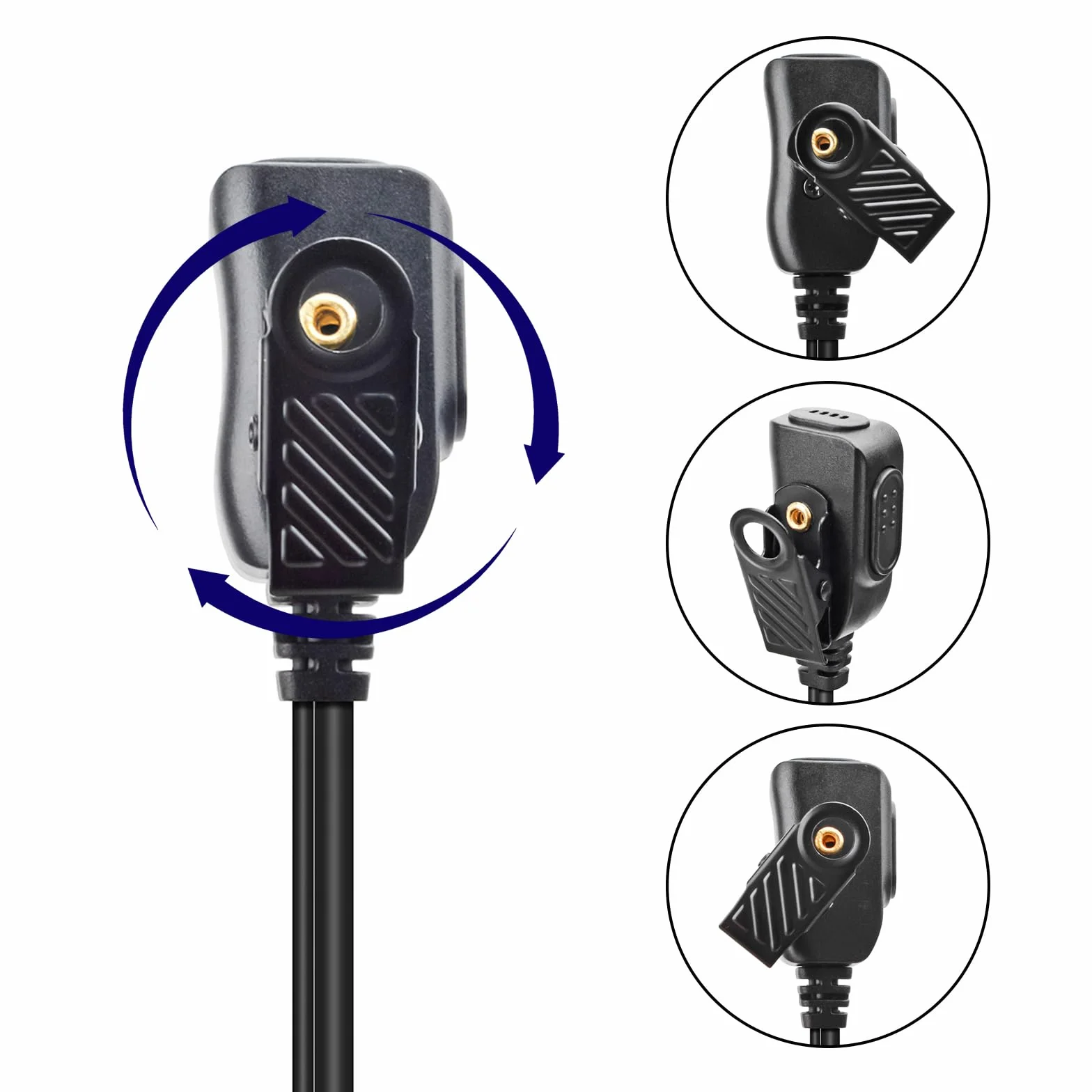 Auricolari radio G7 G7 XTR G9 Pro Plus G5 G6 G8 XT30 XT50 XT60 XT70 ALAN42 ALAN52 M24 M48 PMR446 2 Pin Walkie Talkie CB Accessori con microfono PTT (2 pezzi)