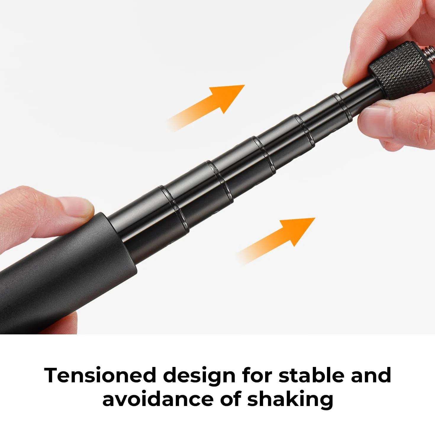 Bastone Selfie Monopiede, K&F Concept Selfie Stick MS07 153cm Palo di Estensione in Alluminio con Connettore da 1/4", Compatibile con DJI Osmo, Insta360 Ace X5 X4 X3 ONE, Go Pro Hero 12 11 10 9 8 7
