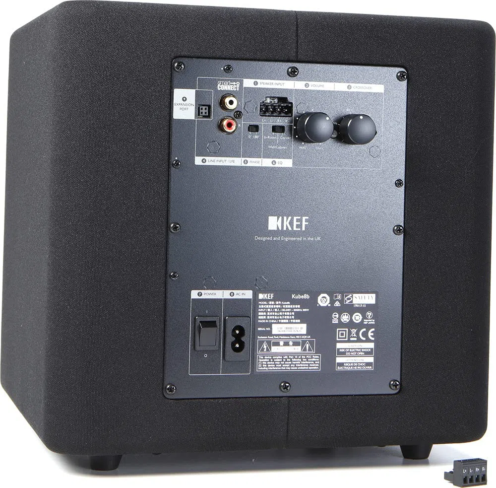 KEF KUBE 8b Subwoofer Nero