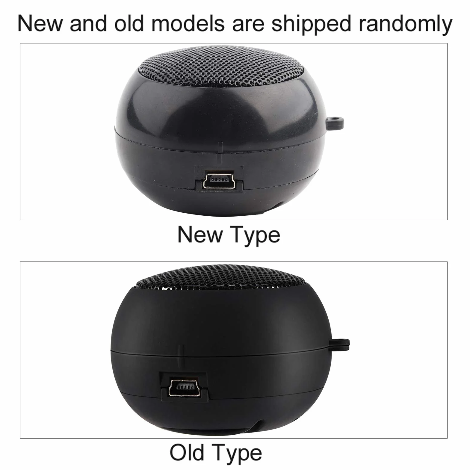 Mini Altoparlante Portatile con Interfaccia Audio AUX da 3 ayl mini speaker 5 Mm, Batteria Ricaricabile Integrata, Design del Foro del Dotato di Cavo di Przenośne głośniki przewodowe