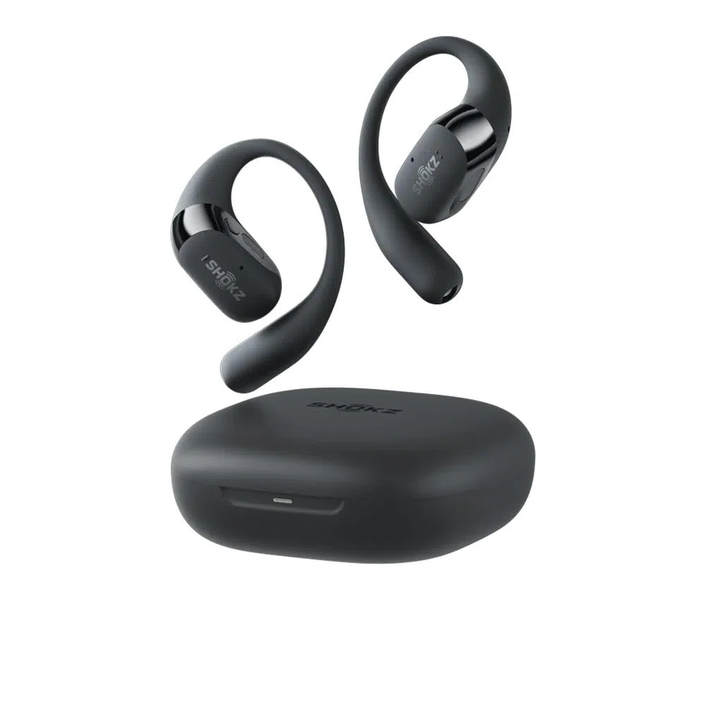 Ecouteurs sans fil Shokz OpenFit 2 à conduction aérienne Noir