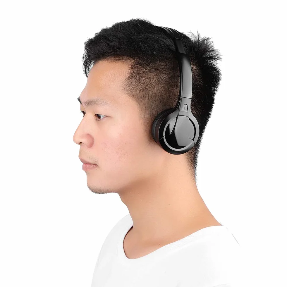 KIMISS Auricolare per auto a 2 canali, audio stereo a infrarossi, auricolare per cuffie per poggiatesta per auto DVD (nero)