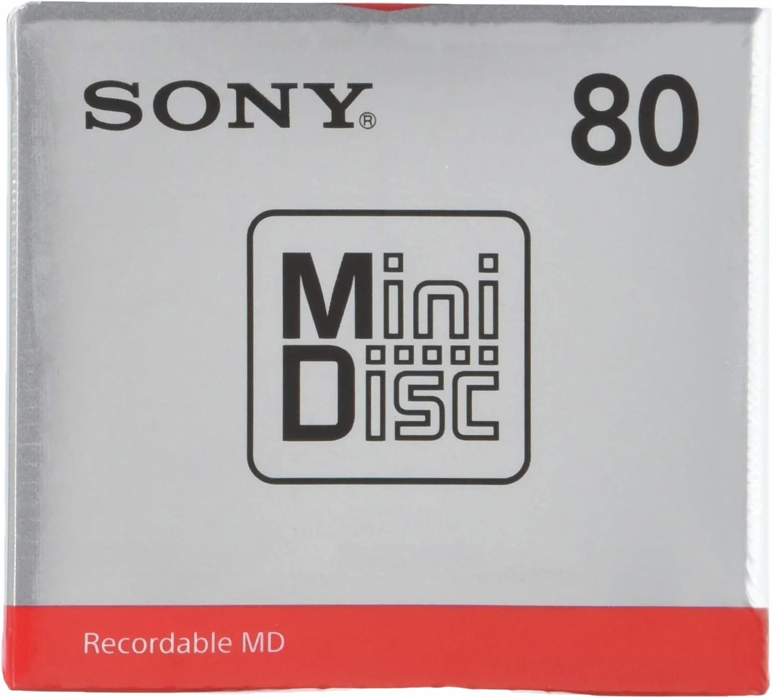 Sony MD80 MiniDisc 80 minuto MDW80T