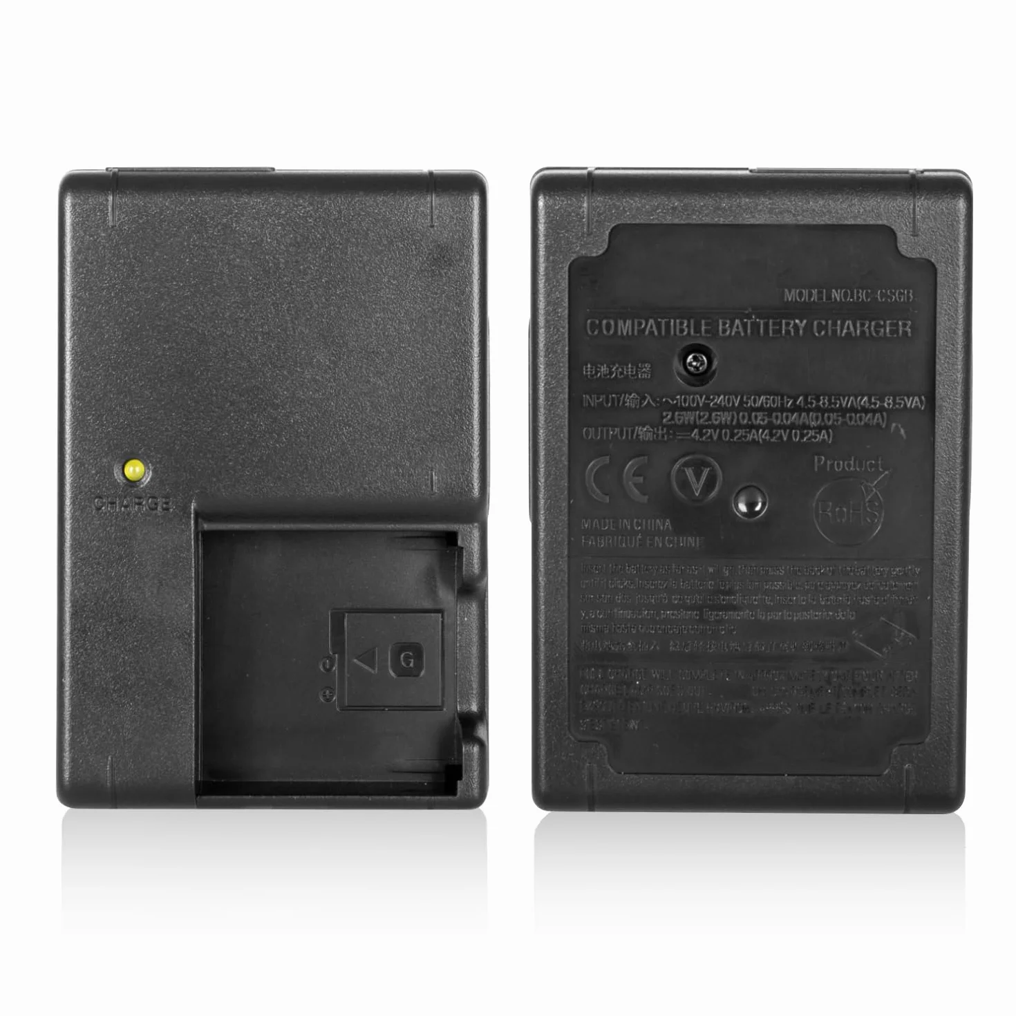 NP-BG1 Caricabatterie compatibile con Sony NP-BG1, NP-FG1, NPBG1, NPFG1, BC-CSG, BC-CSGD, caricabatterie BC-CSGE, HDR-GW55, HDR-GW77 fotocamera digitale
