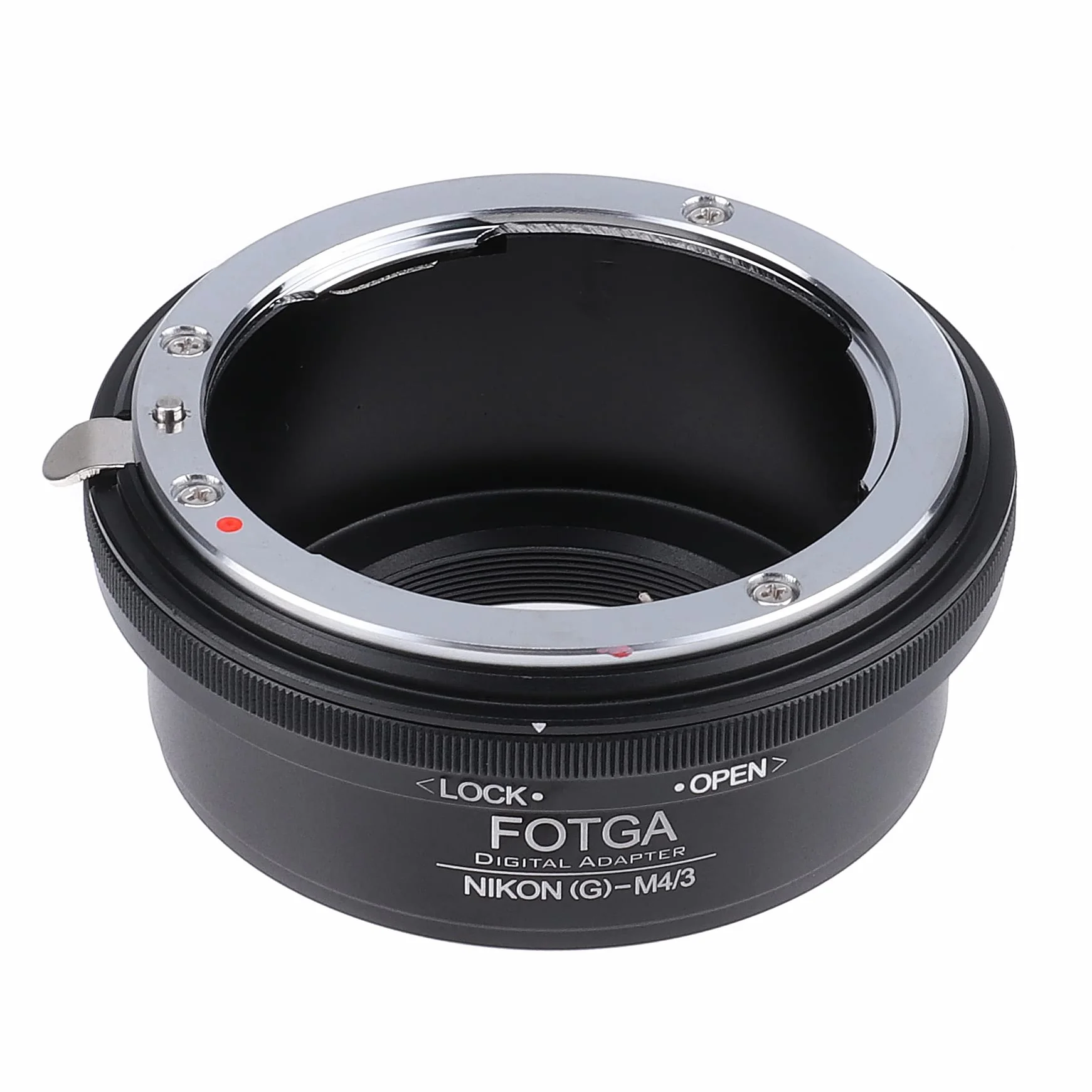 Hersmay Anello adattatore per obiettivo Nikon G F AI AIS su Micro Four Third MFT M4/3 Mount Camera per Panasonic G3 G10 GF1 GF2 GF3 GH2 GH4 GH5S per Olympus E-P3 E-PL1 E-PL2 Pen E-M5 Mark II E-M10
