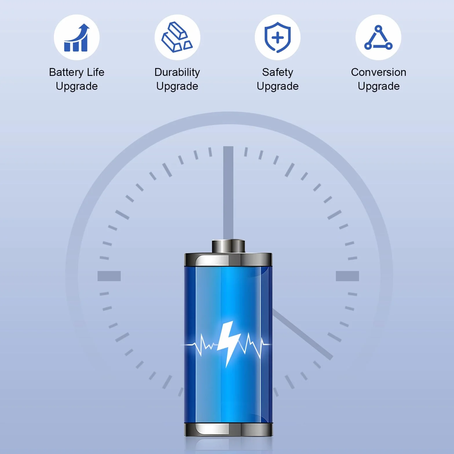 ElephantStory Batteria per Samsung Galaxy A34 5G SM- A346B/ A54 5G SM- A546B, EB-BA546ABY 5000 mAh Batteria di Ricambio Batteria Sostitutiva ai Polimeri di Litio con Strumenti di Riparazione