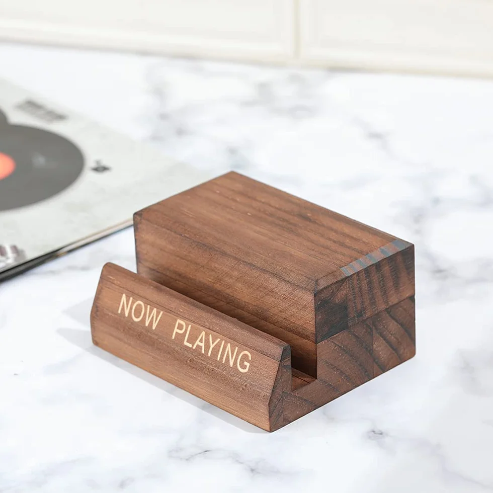Espositore per dischi in vinile, per mostrare la copertina del disco che stai suonando, supporto dal design minimalista ed elegante, compatibile con tutti i CD ed LP