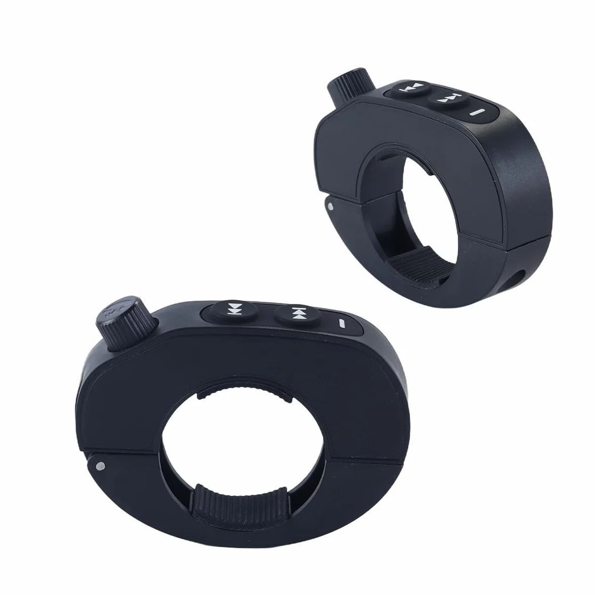 Pulsante multimediale Bluetooth wireless per manubrio della motocicletta, telecomando impermeabile IPX6, controller musicale per volante per bici e auto