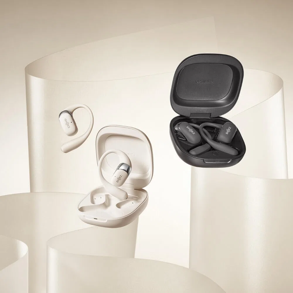 Ecouteurs sans fil Shokz OpenFit 2 à conduction aérienne Noir