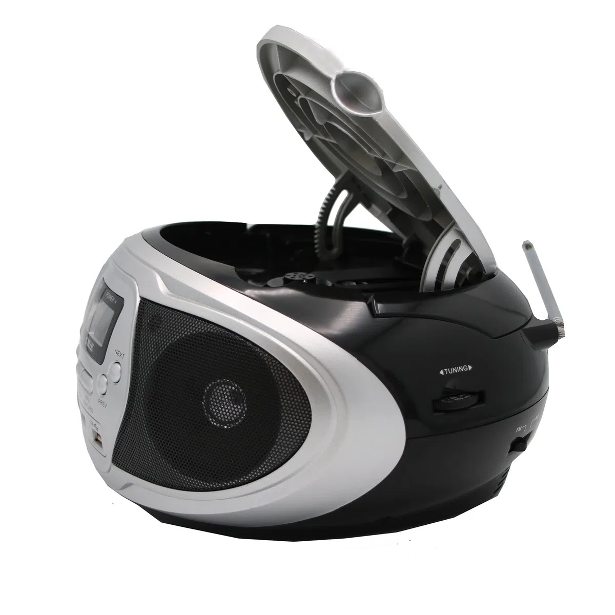 Boombox Stereo Portatile. CD Giocatore AM/FM. Radio con USB/SD, MP3 Giocatore, LCD. Visualizzazione, Controllo remoto CD Repeater Bluetooth Speaker.