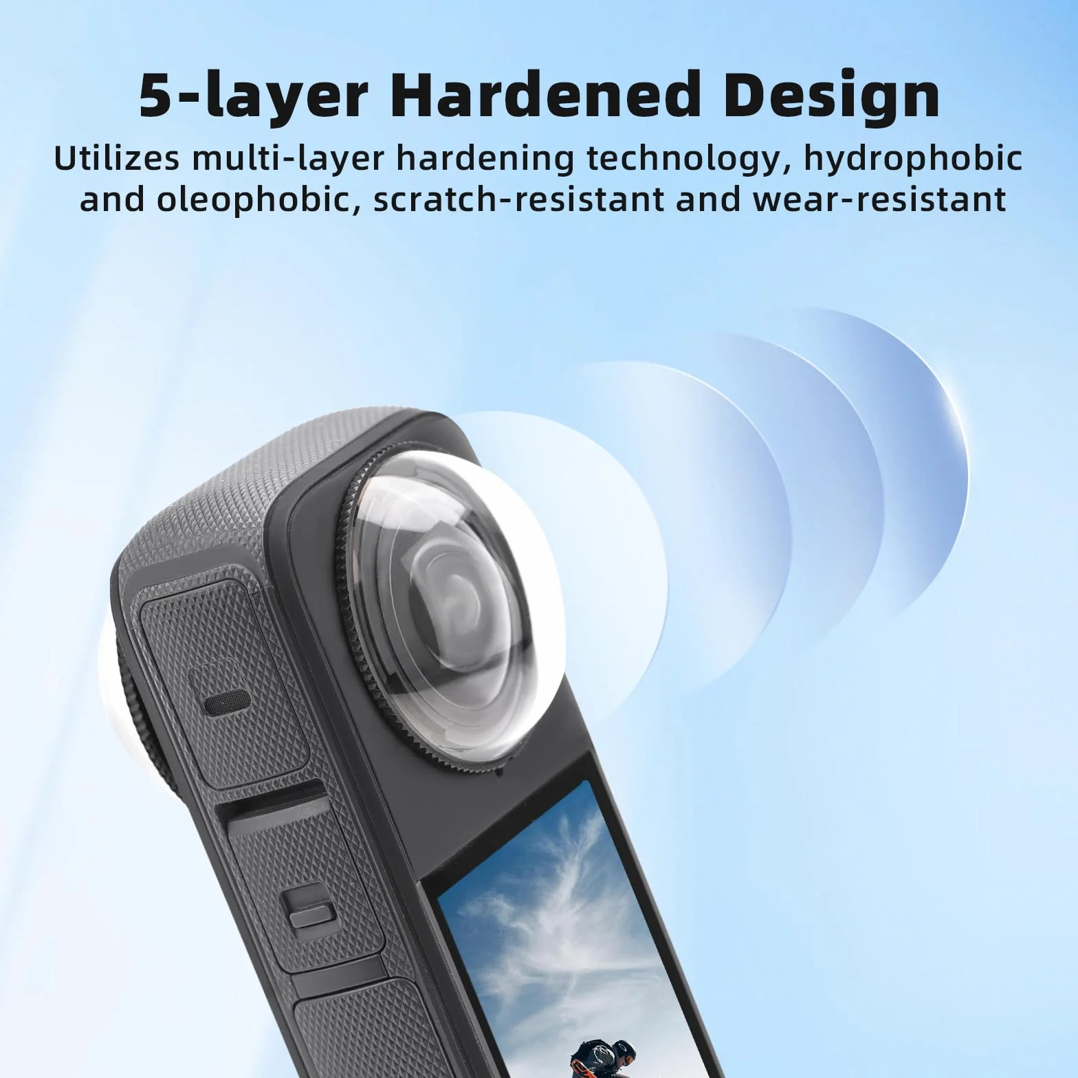X4 Premium Lens Guard per Insta360 X4, alta trasparenza vetro temperato protezione lente per fotocamera Insta 360 X4 accessori antigraffio
