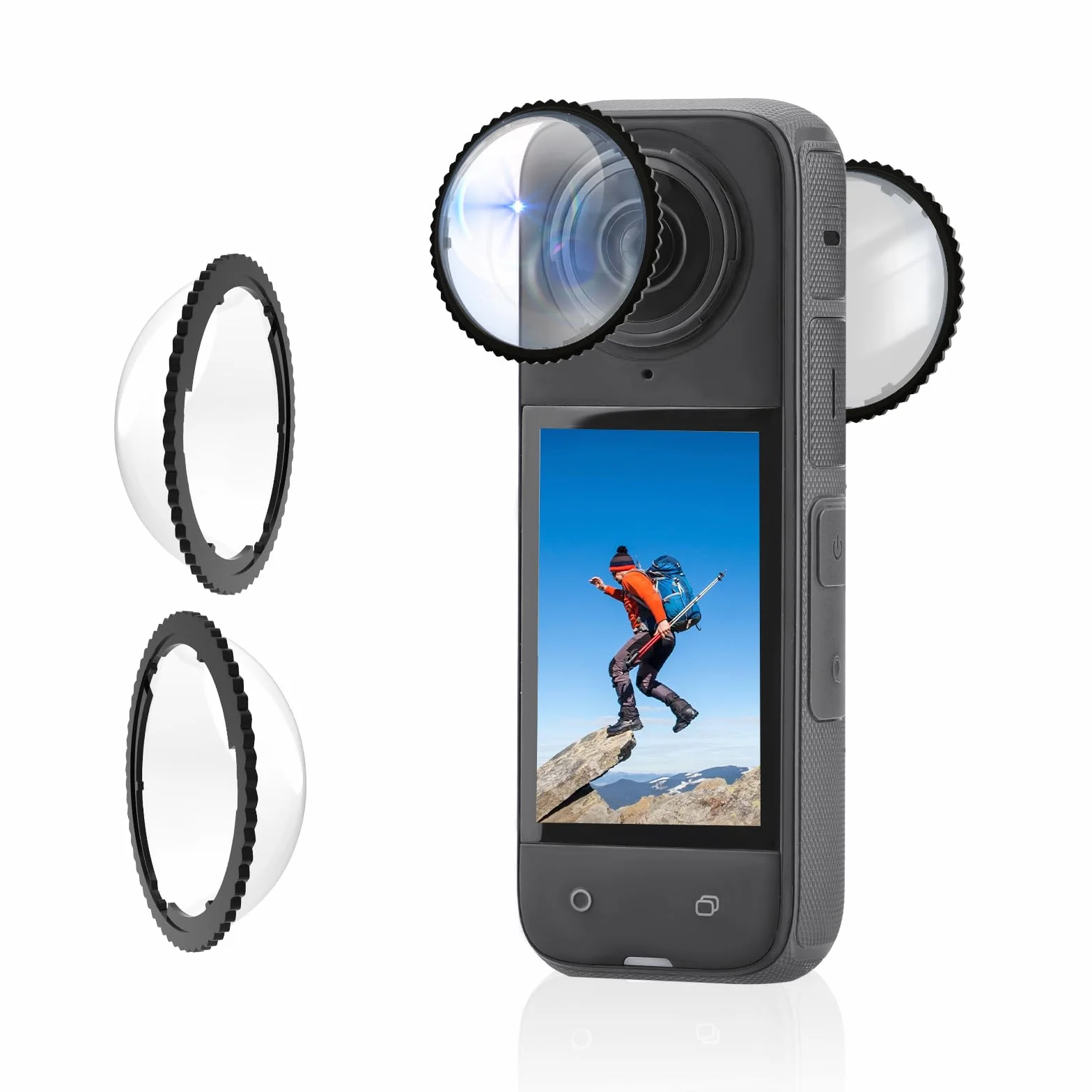 X4 Premium Lens Guard per Insta360 X4, alta trasparenza vetro temperato protezione lente per fotocamera Insta 360 X4 accessori antigraffio