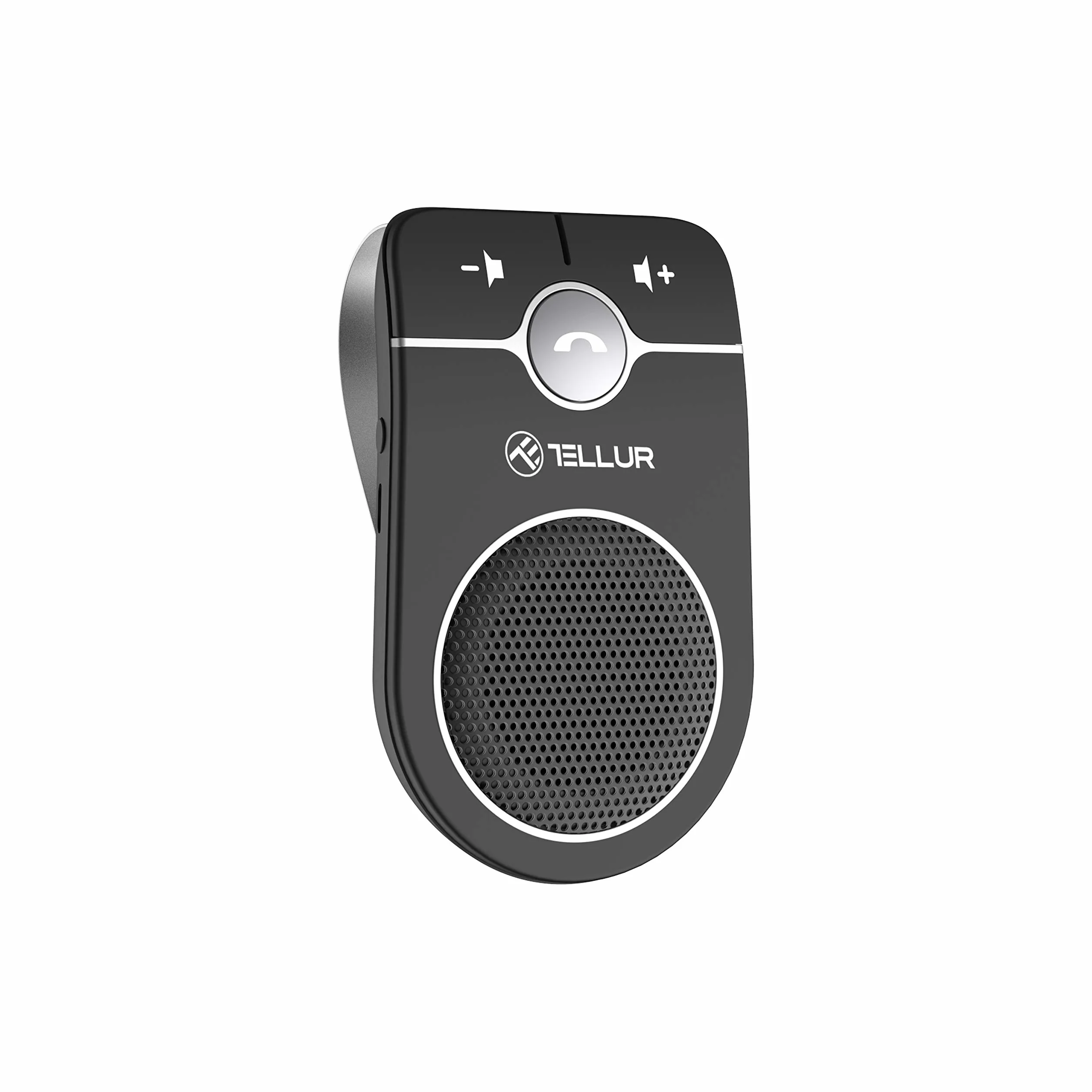 TELLUR CK-B1 Vivavoce Bluetooth per Auto, Sensore di Movimento per Accensione/Spegnimento Automatico, Microfono con Cancellazione dell'Eco e Cancellazione del Rumore, Siri e Google, Multipunto