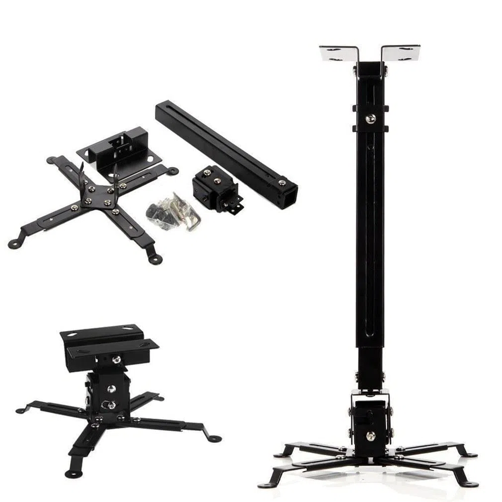 TOMYEUS Supporti del proiettore Staffa del proiettore Portatile Regolabile Proiettore a soffitto a soffitto a Parete di proiezione Mount Girest Holde Accessori per proiettori