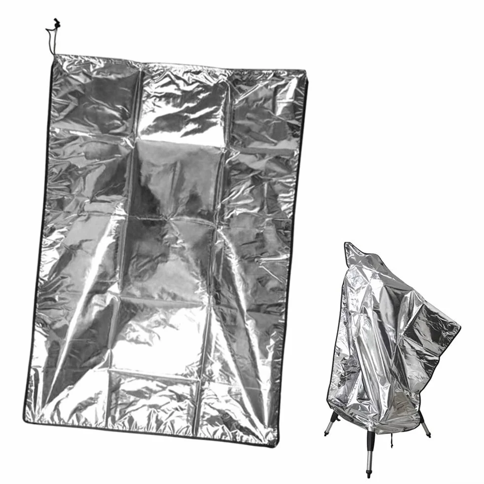 Besttoolifes Copertura per telescopio per telescopi di grandi dimensioni, copertura per telescopio astronomico da esterno, con coulisse regolabile, impermeabile, 160 x 120 cm