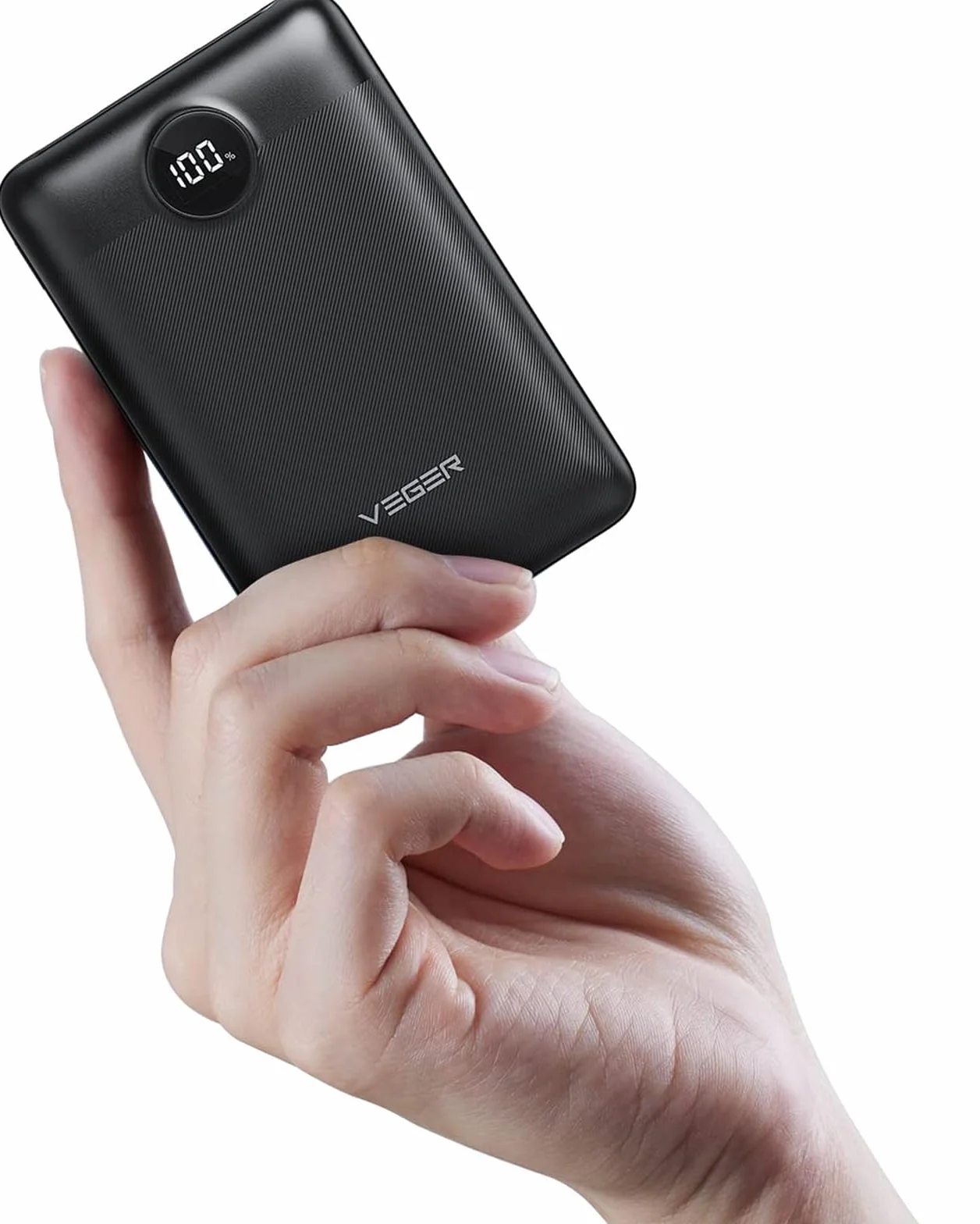 VEGER Power Bank 20000mAh, 22,5W Caricatore Ricarica Rapida PD3.0 QC4.0, USB C Caricabatterie Portatile Piccolo Powerbank Display a LED compatibile con iPhone iPad Android Huawei Xiaomi Tablet ecc