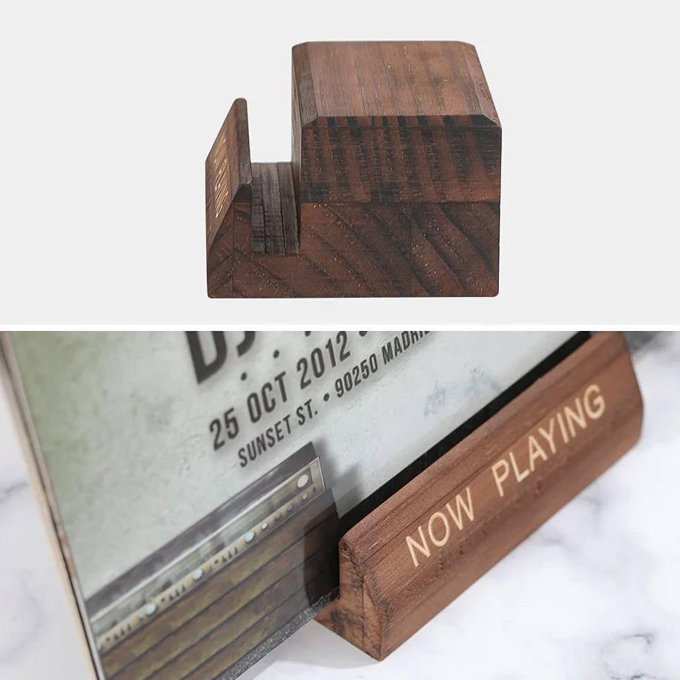 Espositore per dischi in vinile, per mostrare la copertina del disco che stai suonando, supporto dal design minimalista ed elegante, compatibile con tutti i CD ed LP