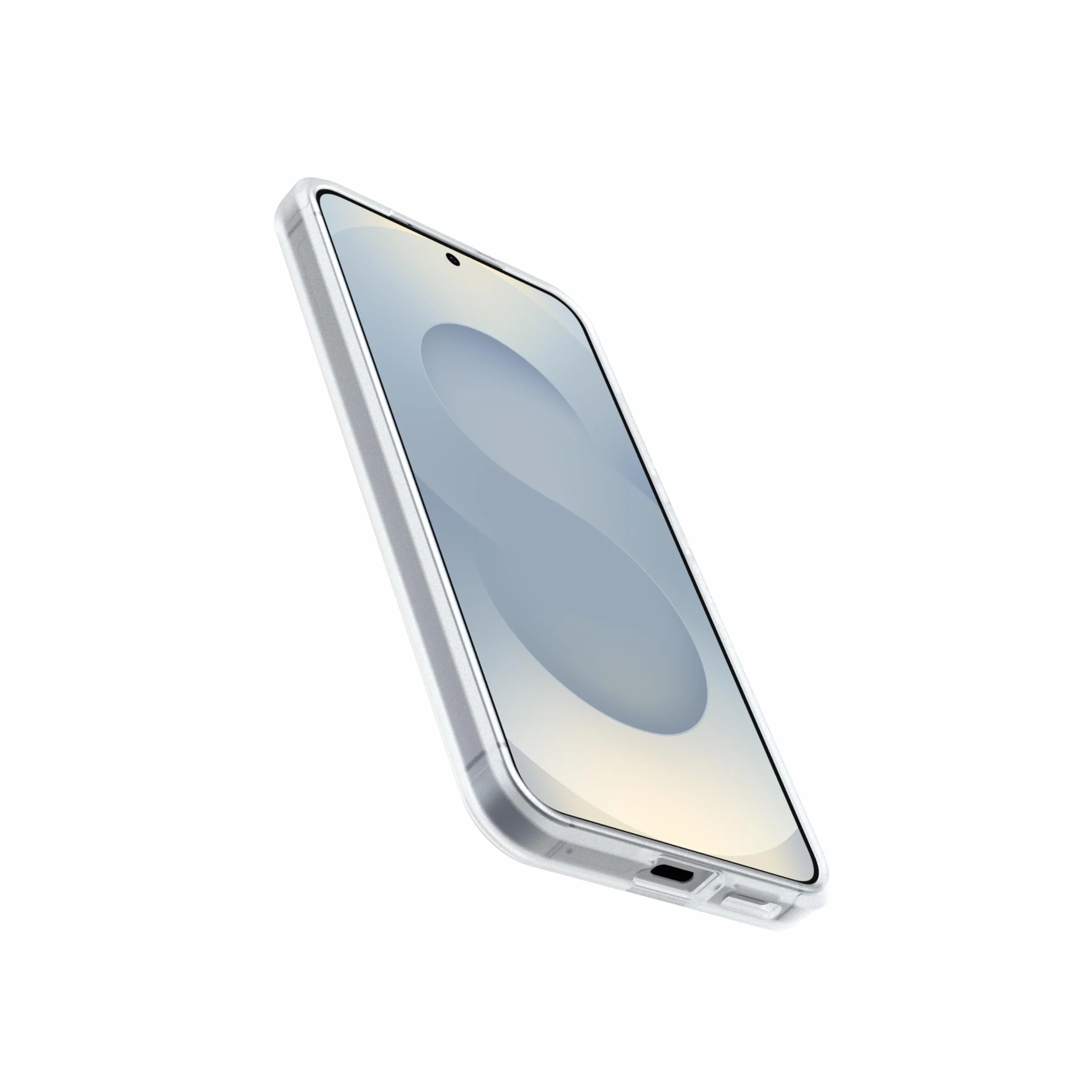 Cover per Samsung Galaxy S25 OtterBox React Series, resistente a shock e cadute fino, cover ultrasottile, testata a norme MIL-STD 810G, Trasparente