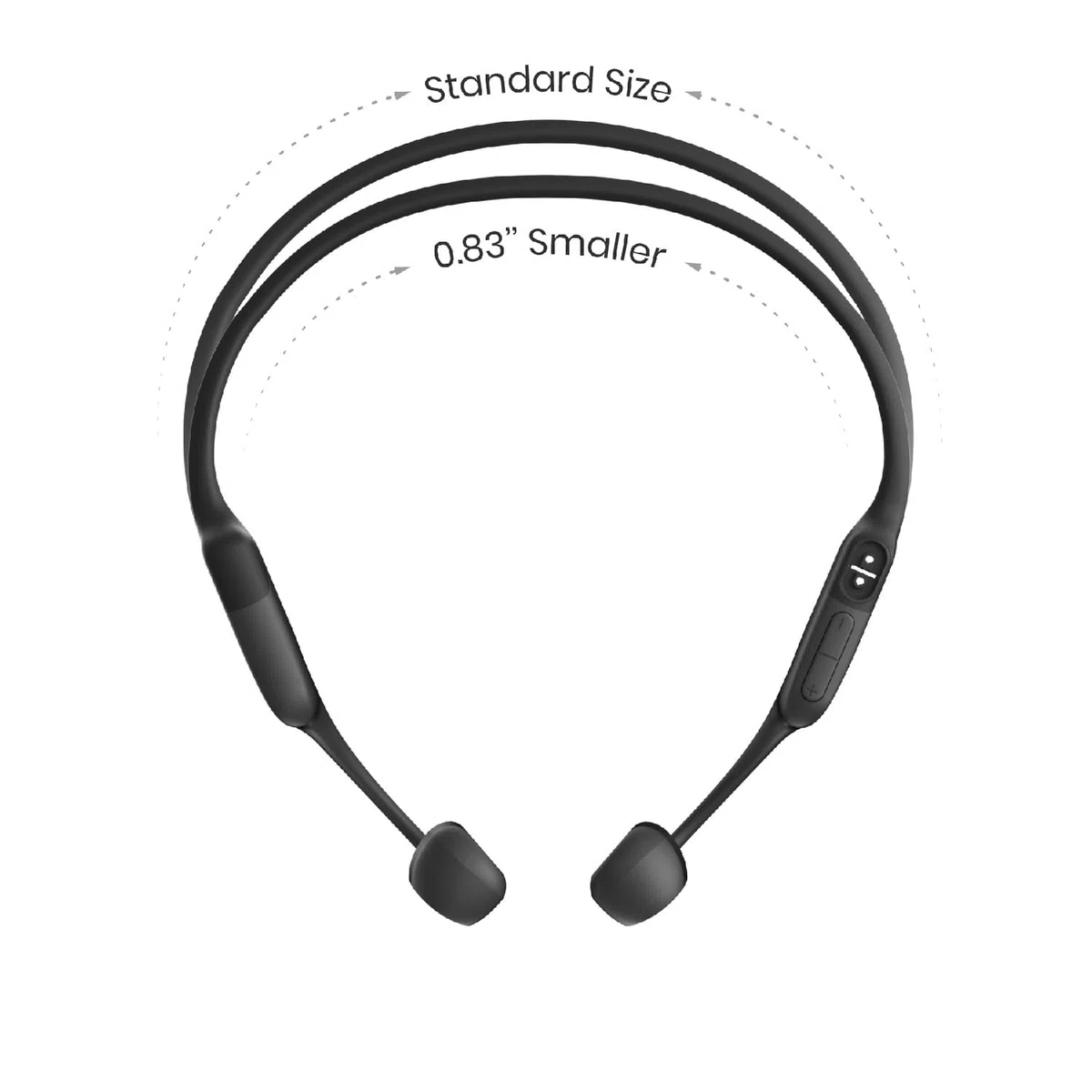 AFTERSHOKZ OPENRUN Mini Cuffie Nero