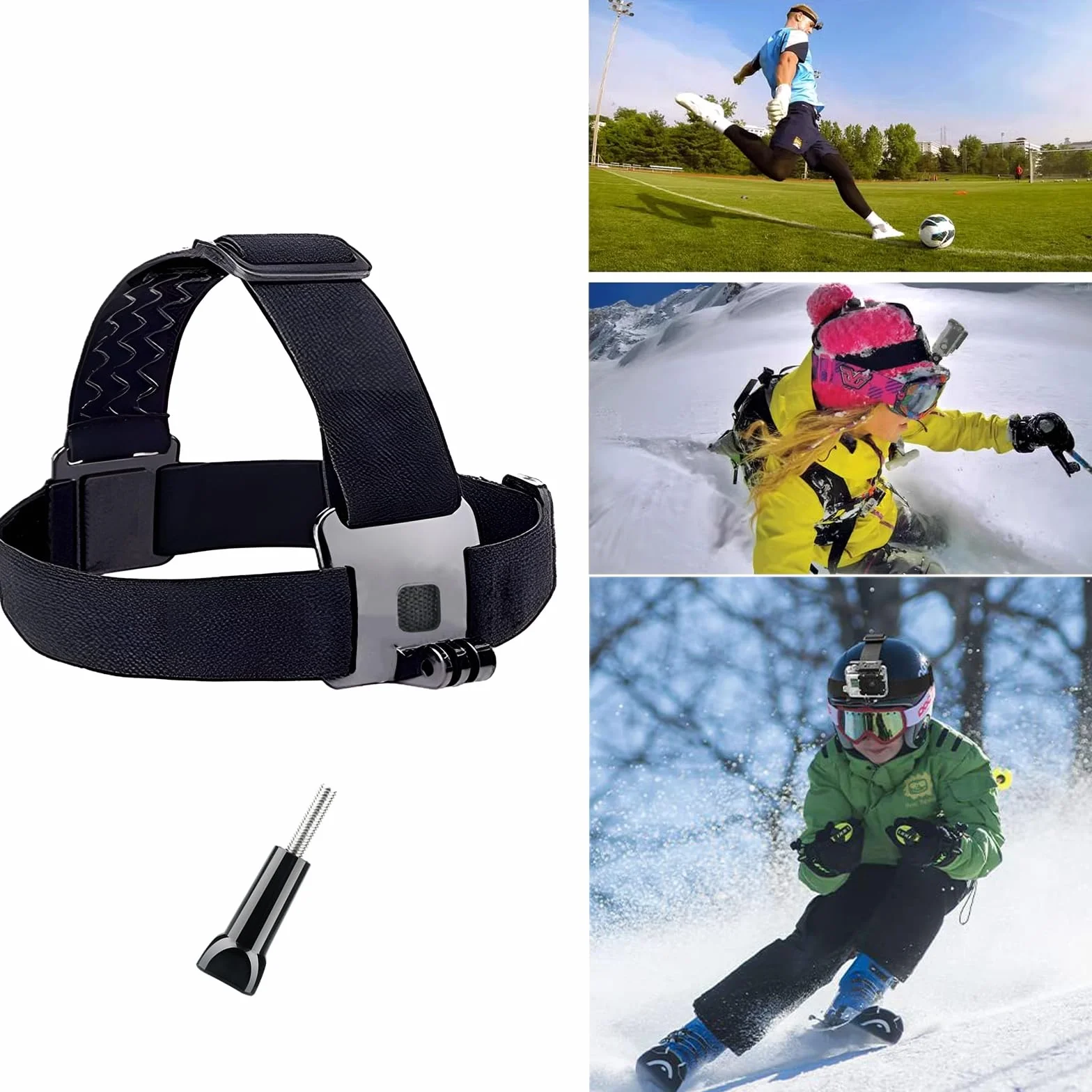 25-in-1 Accessori per Gopro,Kit di Accessori per Action Camera per GoPro Hero 13 12 11 10 9 8 Max 7 6 5 4 3 SJ4000 e Altre Fotocamere per Lo Sport