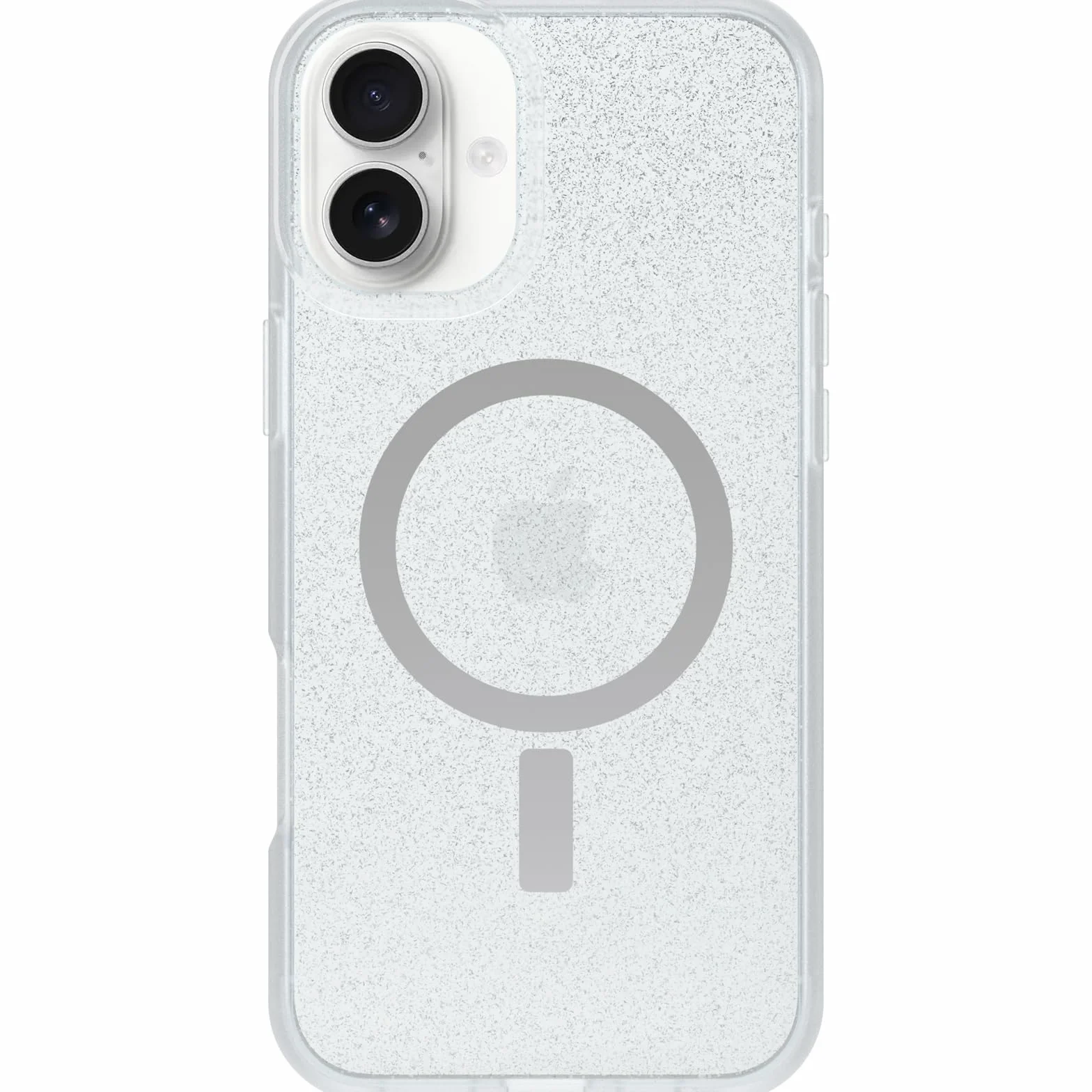 OtterBox Cover per iPhone 16 Plus React Series MagSafe, resistente a shock e cadute fino, cover ultrasottile, testata a norme MIL-STD 810G, Stardust-Trasparente, Senza Retail Package