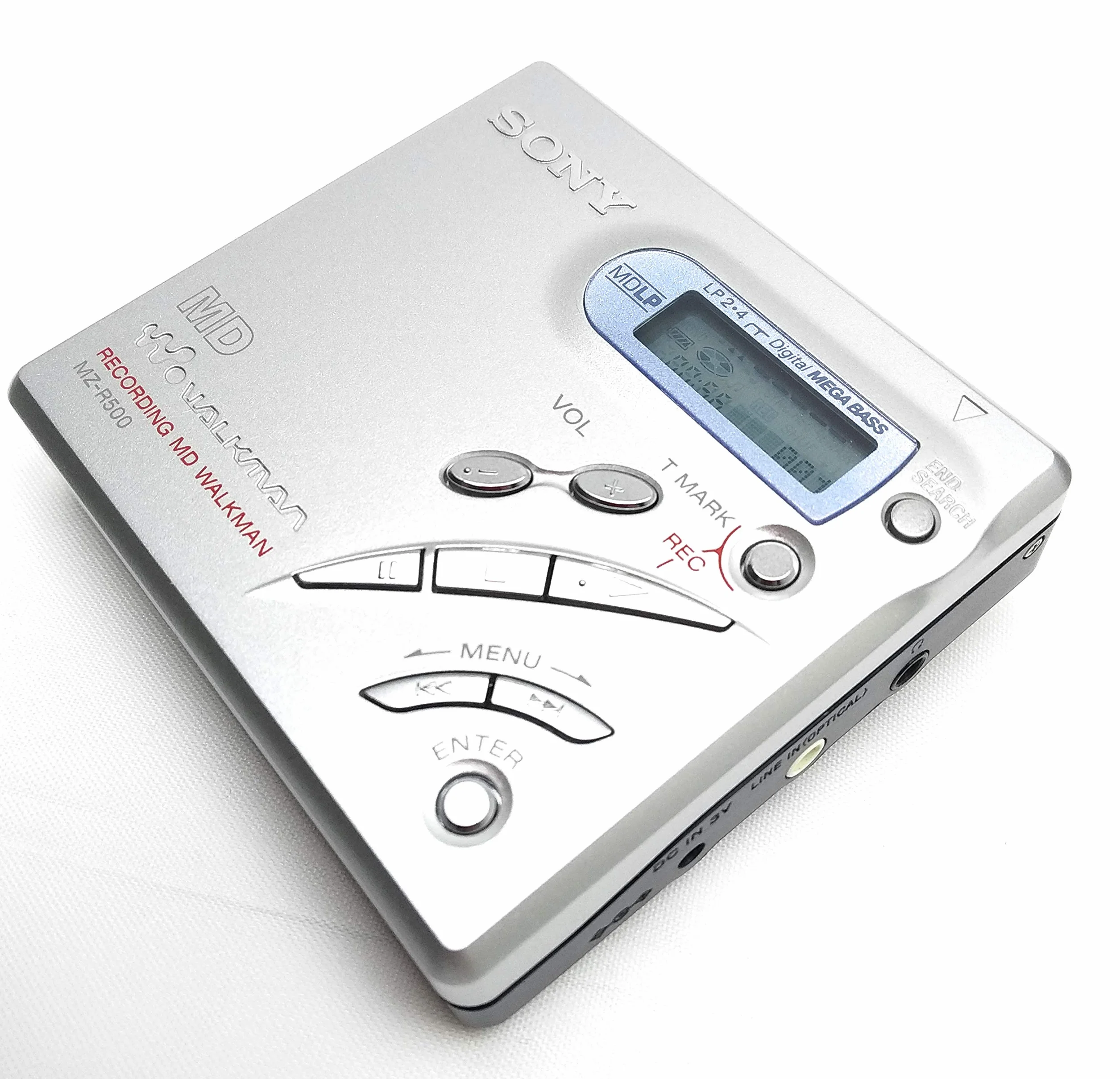 Sony MZ-R500/S Lettore Registratore MD Argento