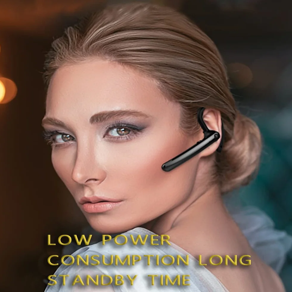 LESUN Auricolari Bluetooth 5.0 con Doppio Microfono, Cuffie Wireless Vivavoce Avanzate con Chiamata Vocale Super Chiara, Audio Hi-Fi e Esperienza Ultraleggera Per Lavoro/Ufficio/Guida