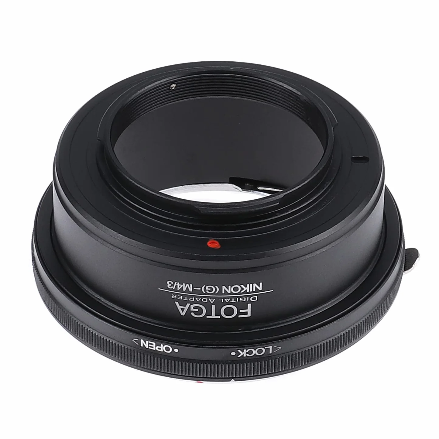Hersmay Anello adattatore per obiettivo Nikon G F AI AIS su Micro Four Third MFT M4/3 Mount Camera per Panasonic G3 G10 GF1 GF2 GF3 GH2 GH4 GH5S per Olympus E-P3 E-PL1 E-PL2 Pen E-M5 Mark II E-M10