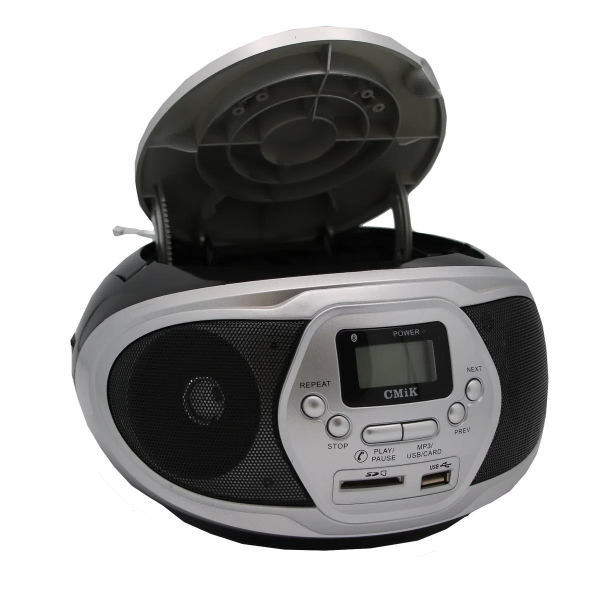 Boombox Stereo Portatile. CD Giocatore AM/FM. Radio con USB/SD, MP3 Giocatore, LCD. Visualizzazione, Controllo remoto CD Repeater Bluetooth Speaker.