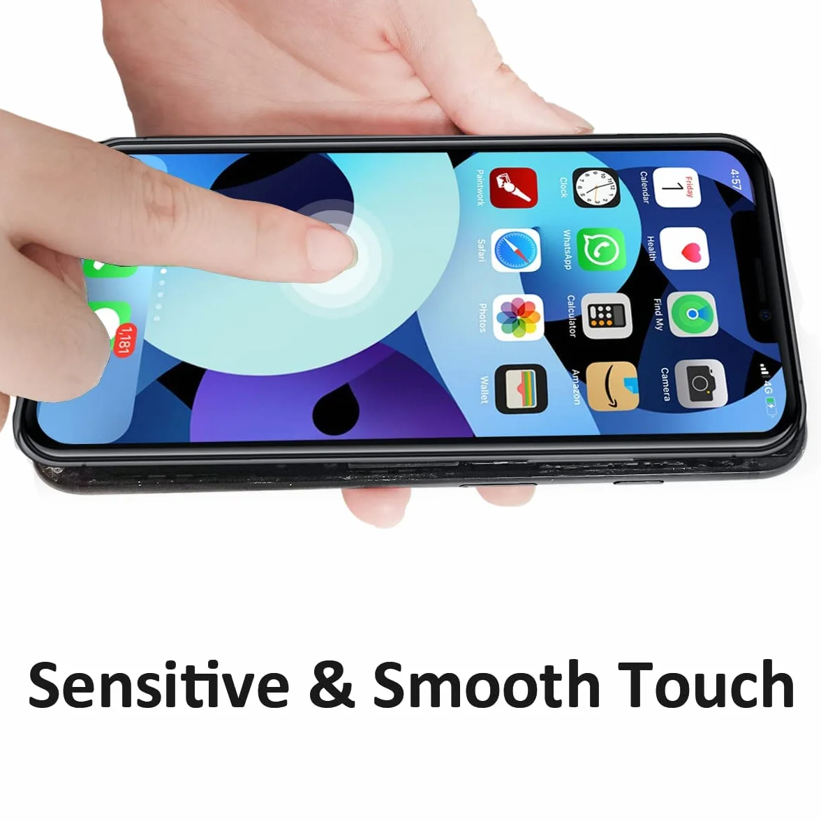 Display per iPhone 11 Schermo LCD Sostituzione Vetro Schermo Parti 6,1 Pollici Touch Screen Digitizer di Ricambio con Kit di Strumenti di Riparazione