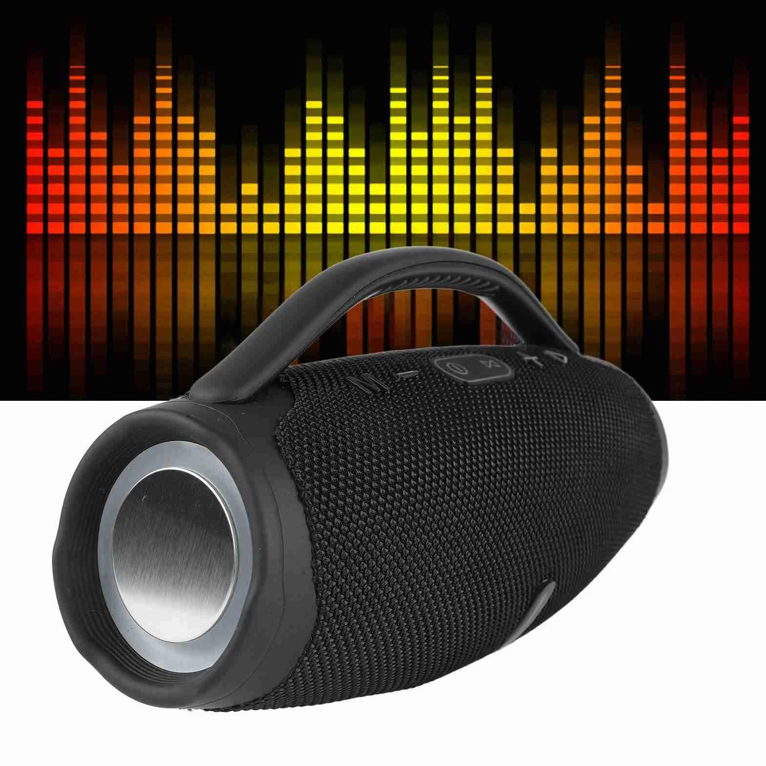 Oumefar Altoparlante Impermeabile RGB Altoparlante Wireless Portatile Dal Suono Super Forte per Concerti All'aperto, Durata della Batteria 24 Ore, Materiale ABS (#1)