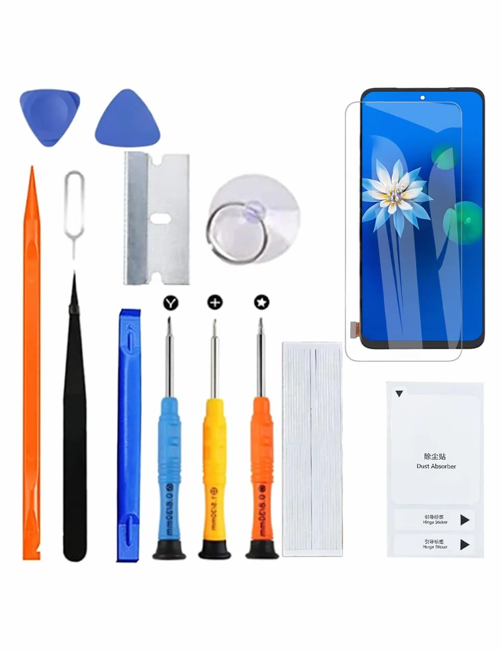 H&LYCYJ Schermo Display per Xiaomi Redmi Note 11/Note 11s 4G TFT 2201117TG 2201117TI 2201117SY 2201117SL LCD Schermo di Ricambio Assembly con kit