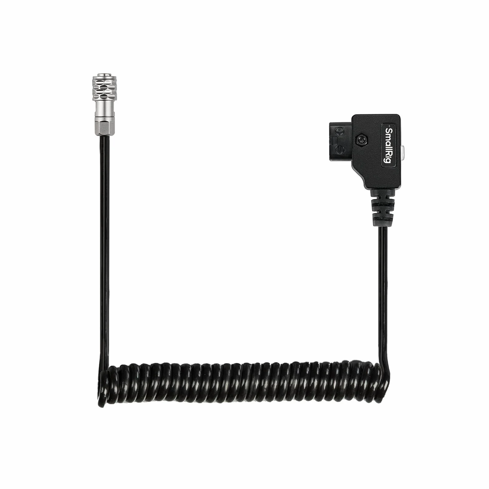 SMALLRIG D-TAP Cavo di Alimentazione a Spirale per Blackmagic Pocket Cinema Camera 4K / 6K per Batteria V Mount/Gold Mount, Weipu SF6 2 pin Femmina a P Tap, Lunghezza 15"-47" - 4761