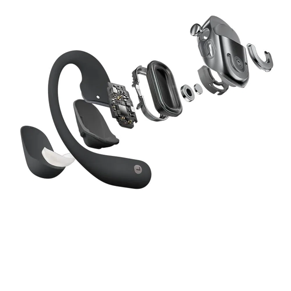 Ecouteurs sans fil Shokz OpenFit 2 à conduction aérienne Noir