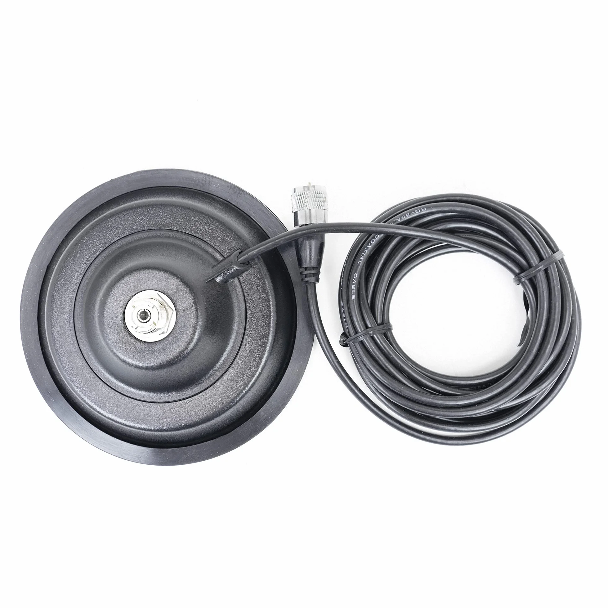 Supporto magnetico per antenna CB PNI 145/PL, 145 mm, cavo RG58 4 m e connettore PL259