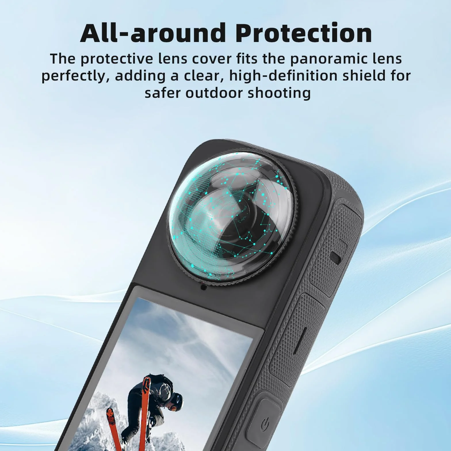 X4 Premium Lens Guard per Insta360 X4, alta trasparenza vetro temperato protezione lente per fotocamera Insta 360 X4 accessori antigraffio