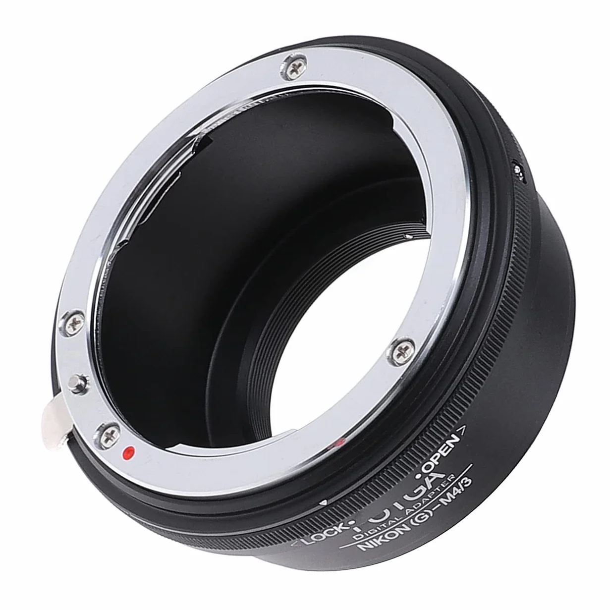 Hersmay Anello adattatore per obiettivo Nikon G F AI AIS su Micro Four Third MFT M4/3 Mount Camera per Panasonic G3 G10 GF1 GF2 GF3 GH2 GH4 GH5S per Olympus E-P3 E-PL1 E-PL2 Pen E-M5 Mark II E-M10